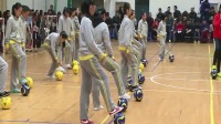 初中體育《足球腳背外側運球過障礙練習方法》柯依萍(寧波惠貞書院)