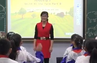 小學英語人教(PEP)版三年級起點四年級下冊《PEP》Unit4 At a farm-銀川