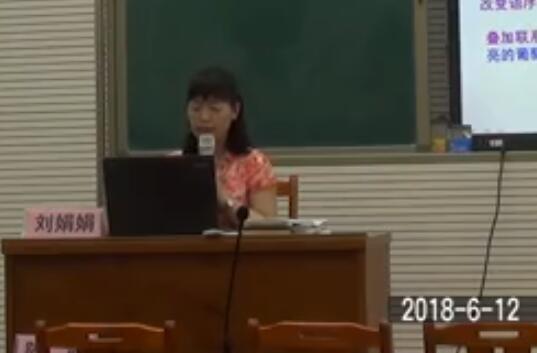 2018年河南省小語教研員暨骨干教師培訓視頻《運用語言密碼落實語用體驗》劉娟